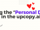 Introducing the “Personal Dictionary” feature in the upcopy.ai editor.