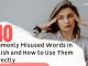 40 Commonly Misused Words in English and How to Use Them Correctly - upcopy.ai